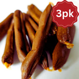 3pk Deli Sausages for Dogs - 100% British Pork and Beef - Premium Grain Free Dog Treats